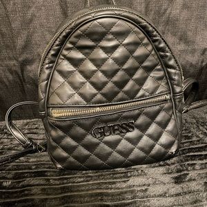 Black Guess Mini Backpack